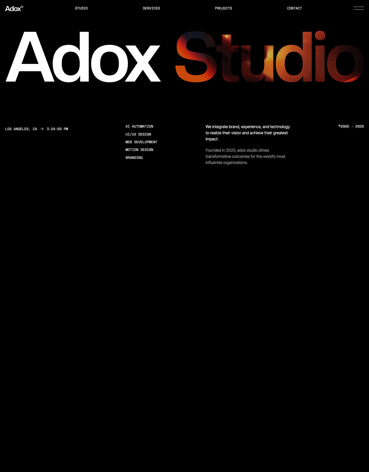 Diseño de página web para agencias y estudios