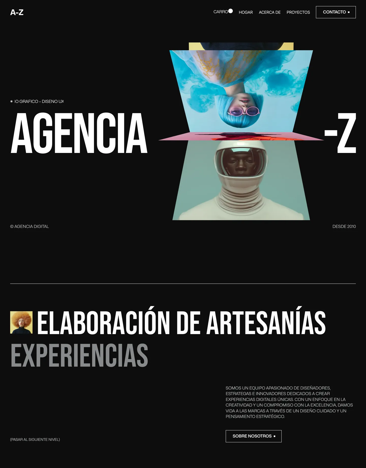 Diseño de página web para agencias y estudios