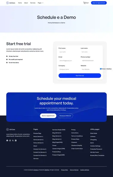 Diseño de página web para salud y bienestar