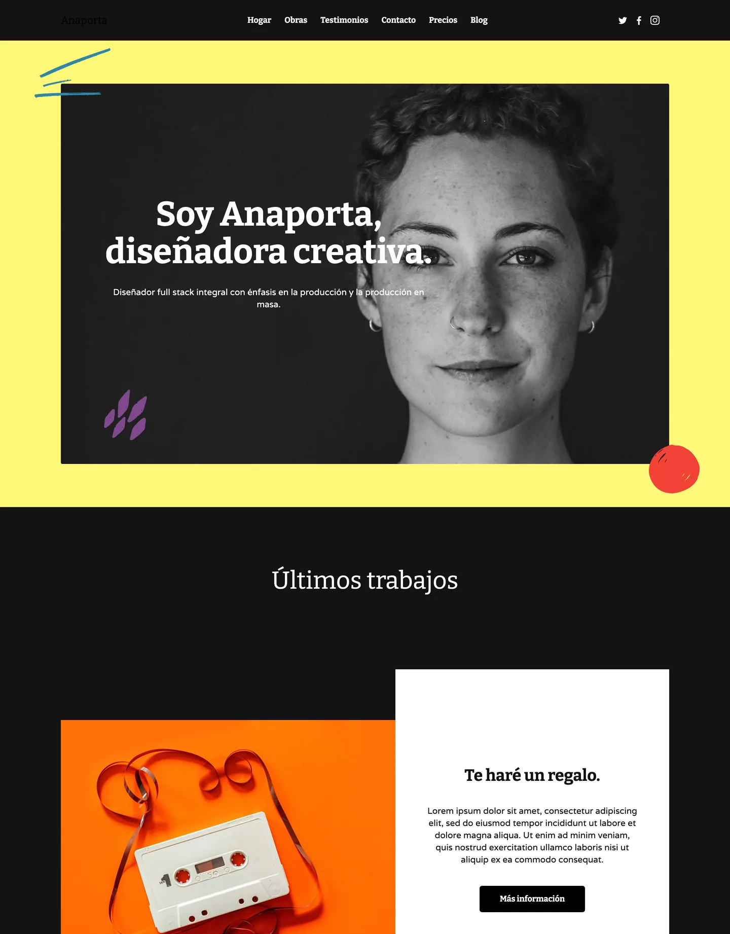 Diseño de página web para agencias y estudios