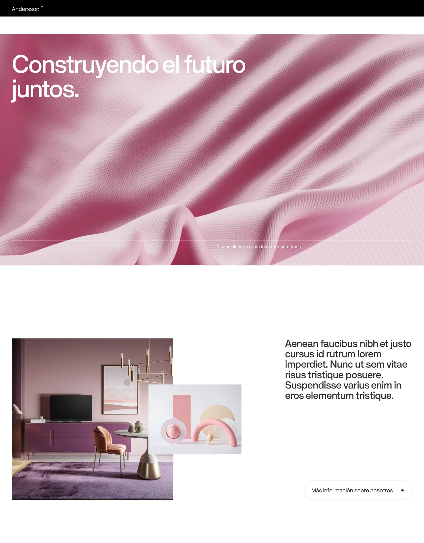 Diseño de página web para construcción y arquitectura