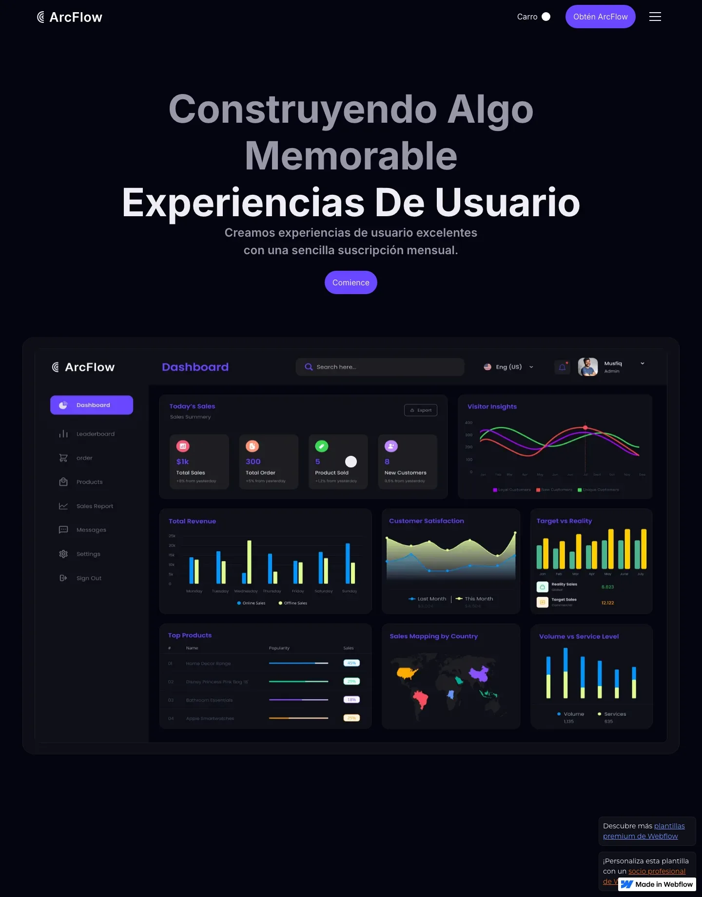 Diseño de página web para agencias y estudios