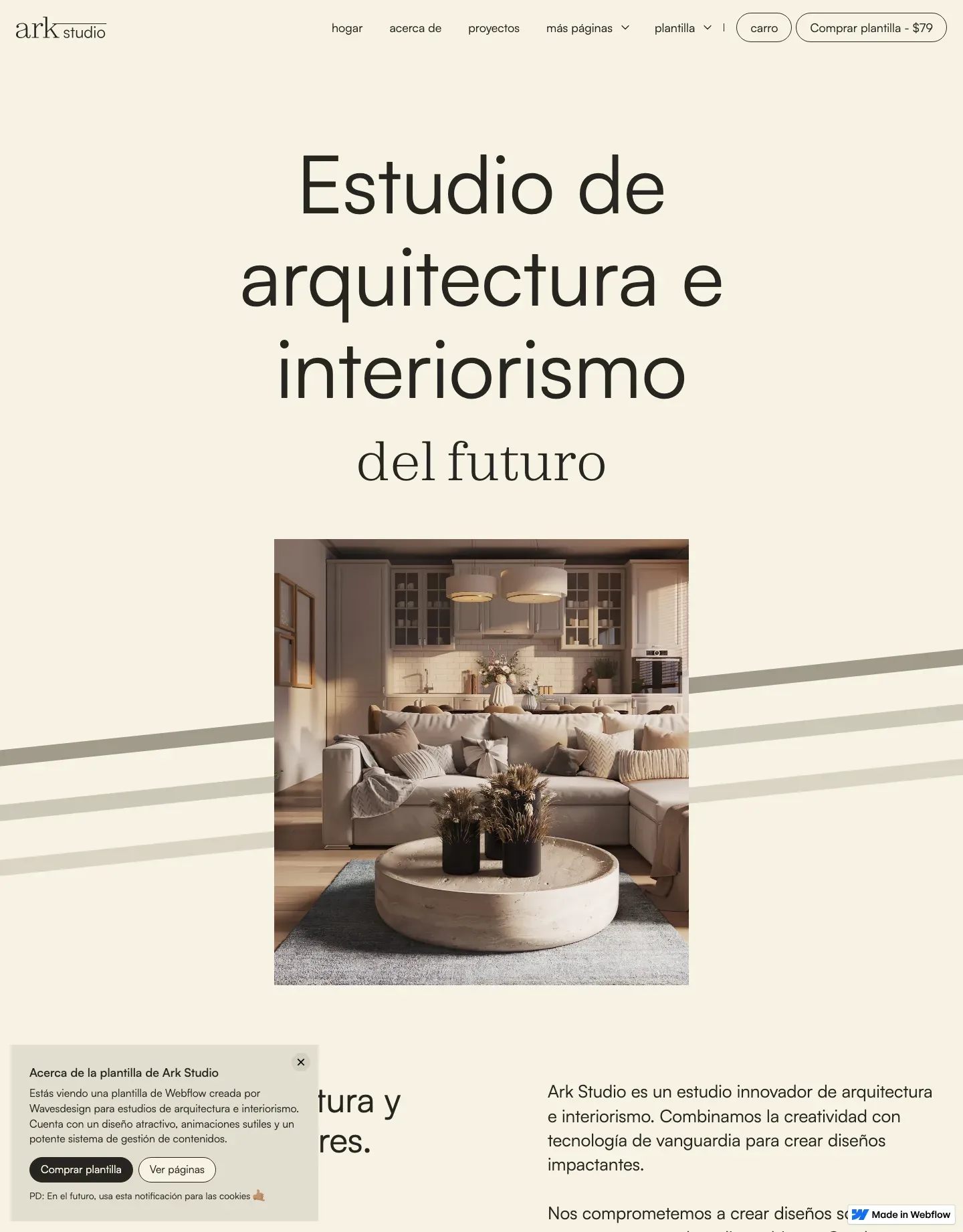 Diseño de página web para construcción y arquitectura