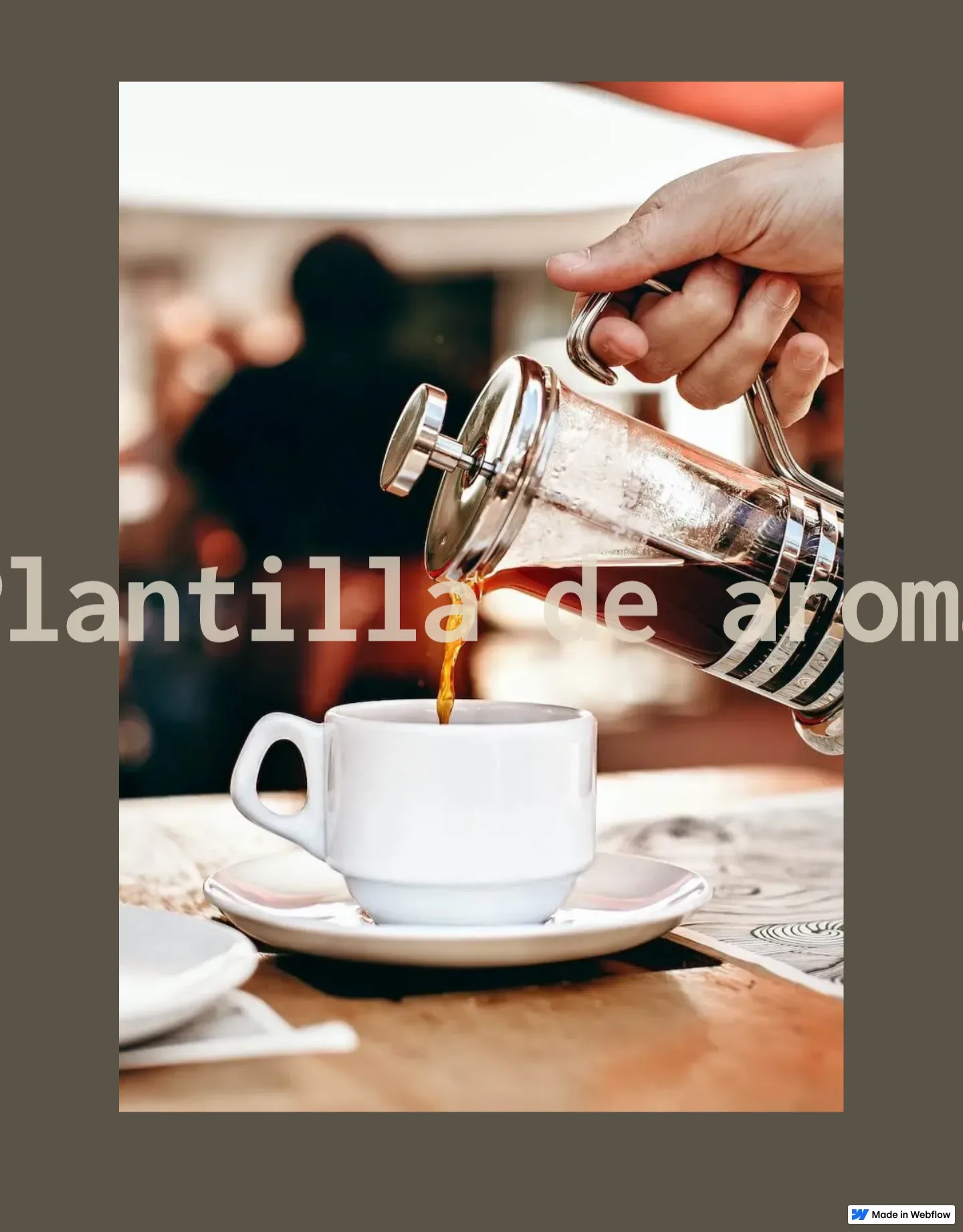 Diseño de página web para restaurantes y cafés