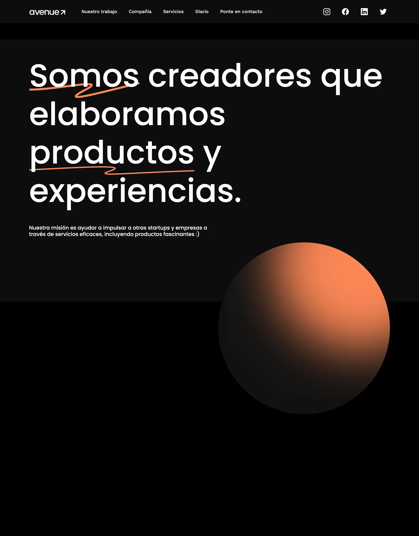 Diseño de página web para agencias y estudios