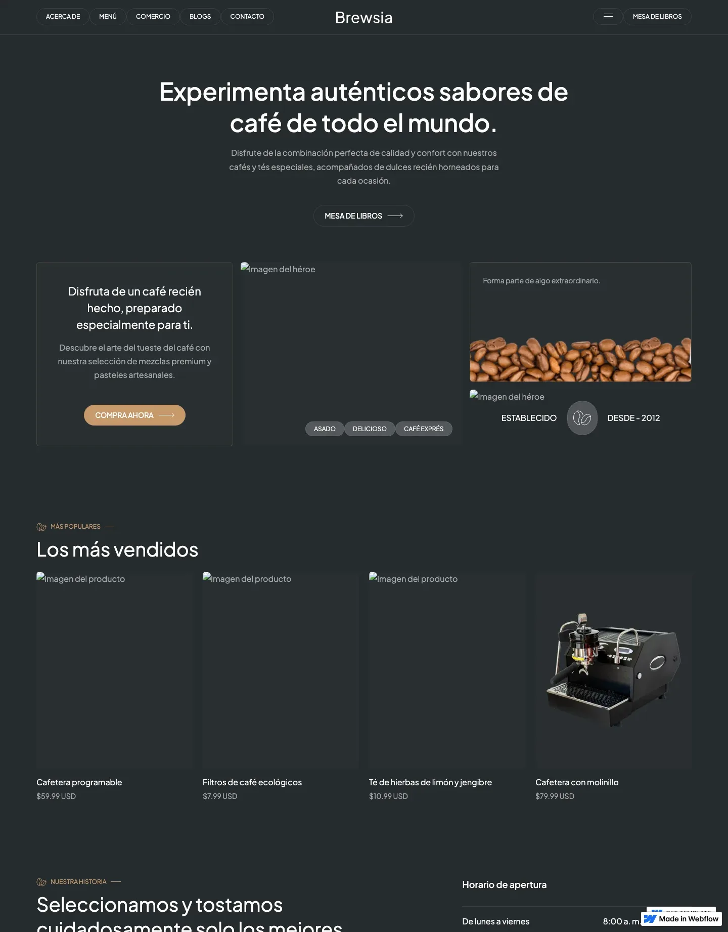 Diseño de página web para tienda online