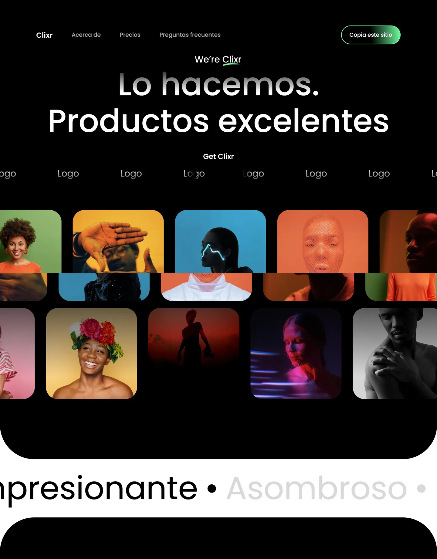 Diseño de página web para landing pages