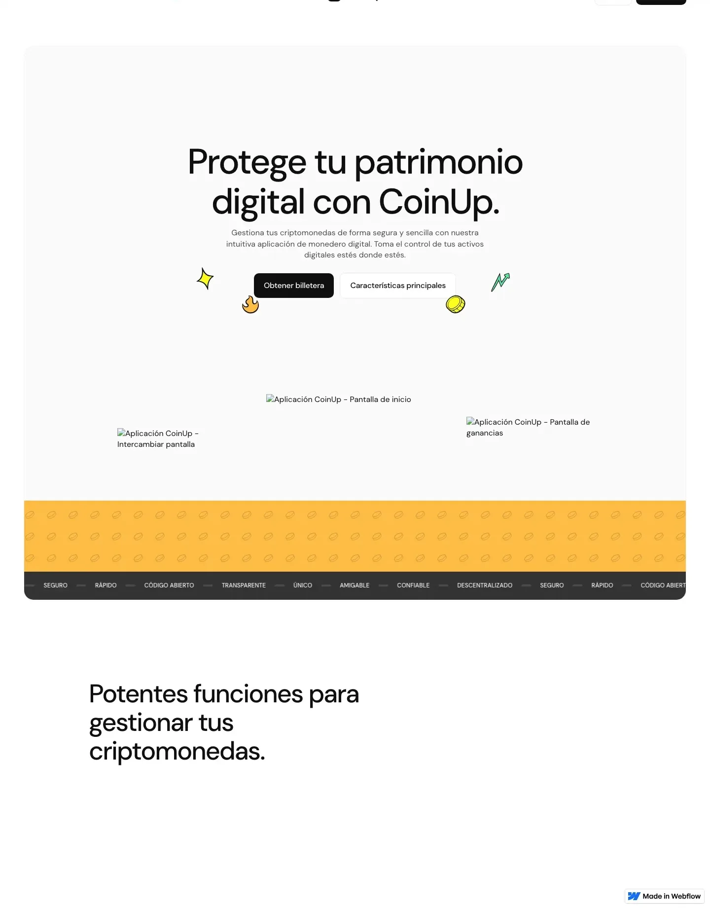 Diseño de página web para landing pages