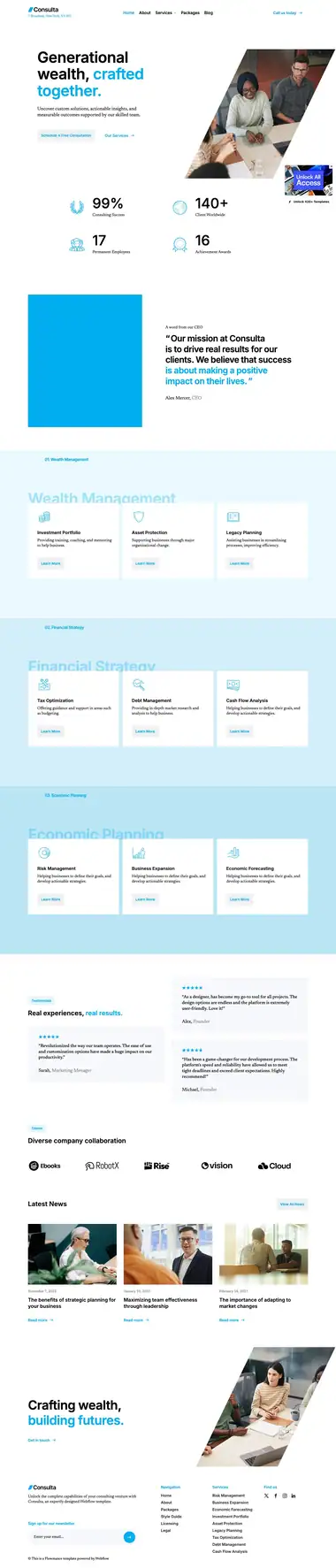 Diseño de página web para consultoría y coaching