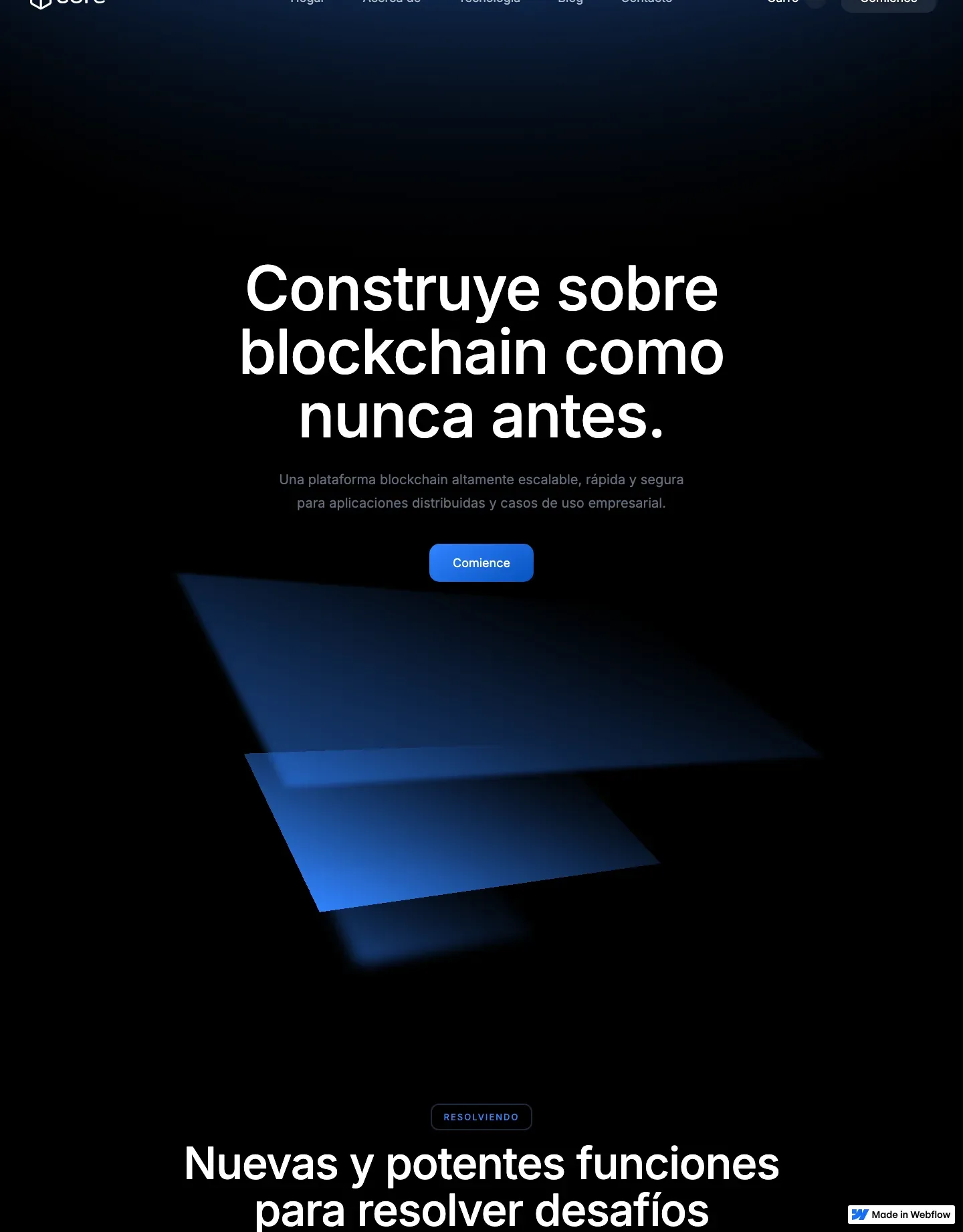 Diseño de página web para landing pages