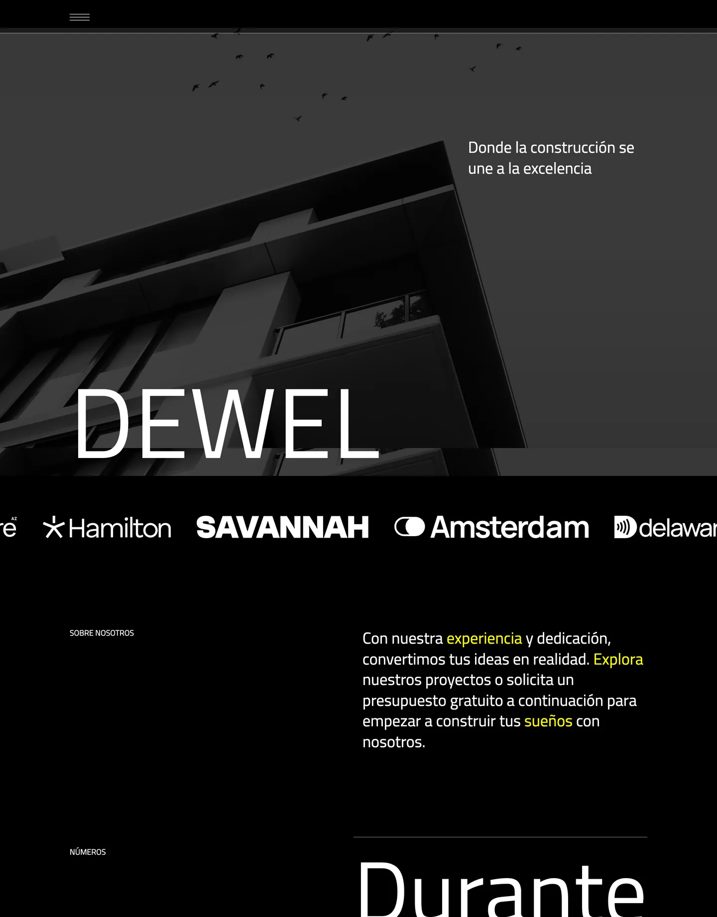 Diseño de página web para construcción y arquitectura
