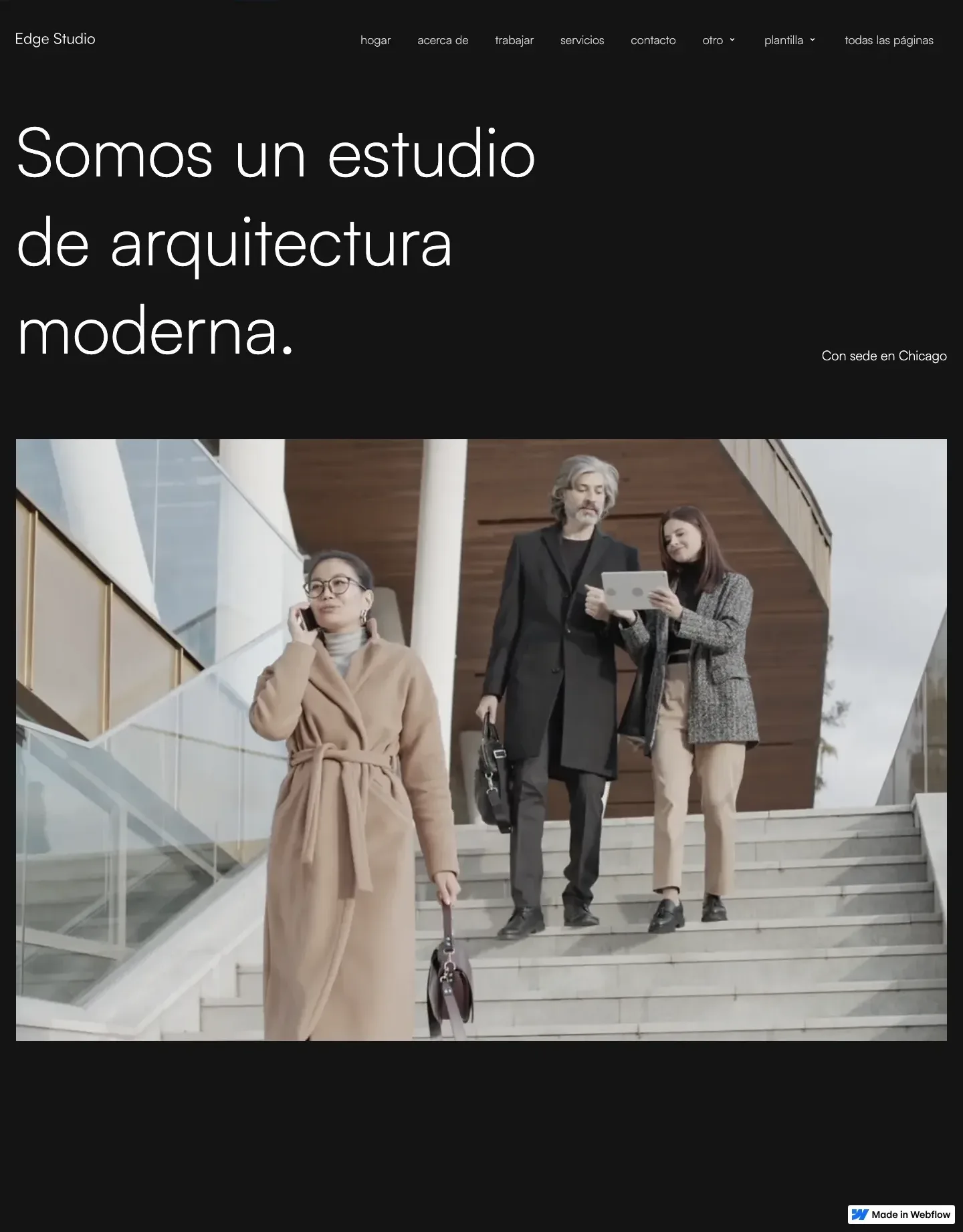 Diseño de página web para construcción y arquitectura