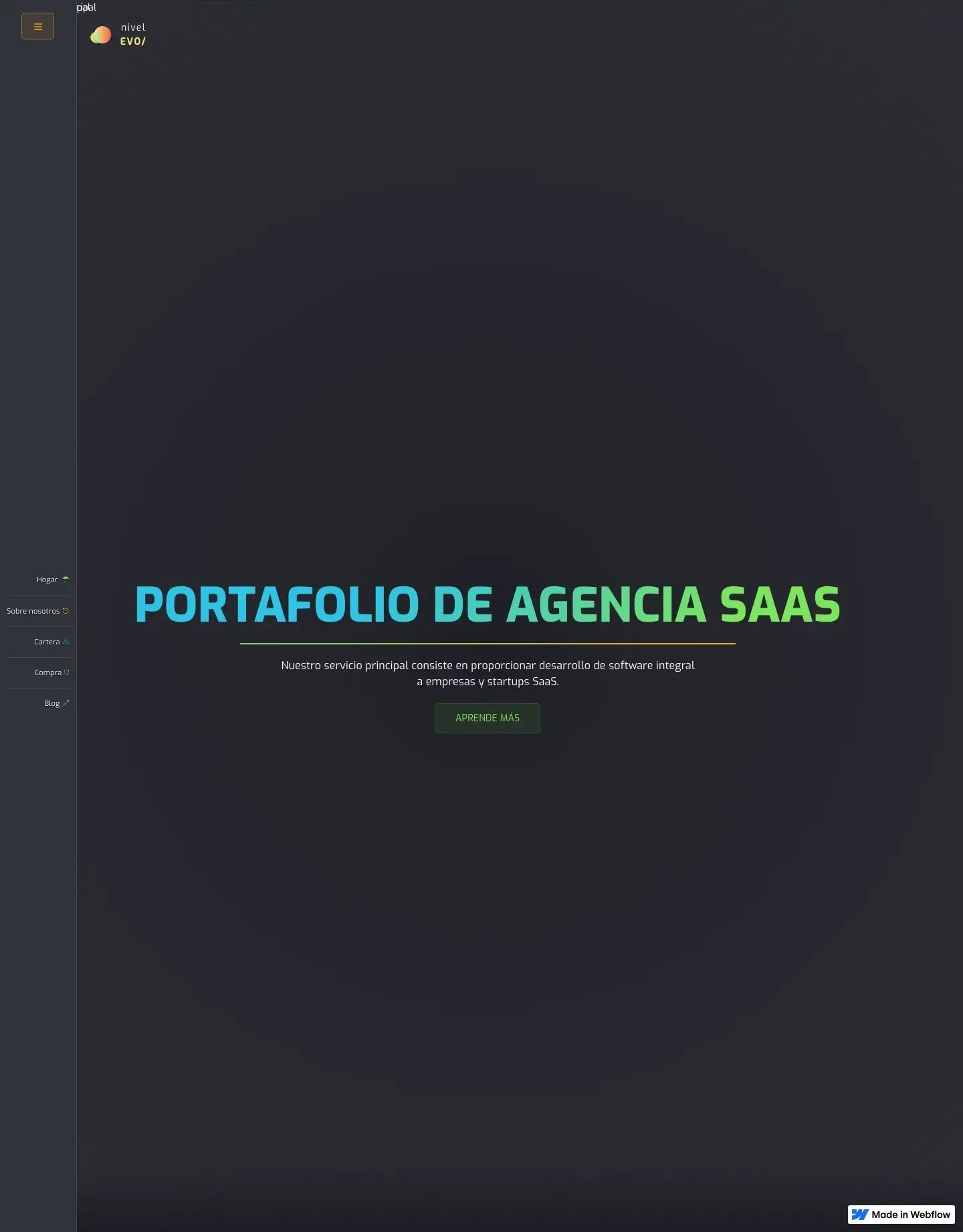 Diseño de página web para landing pages