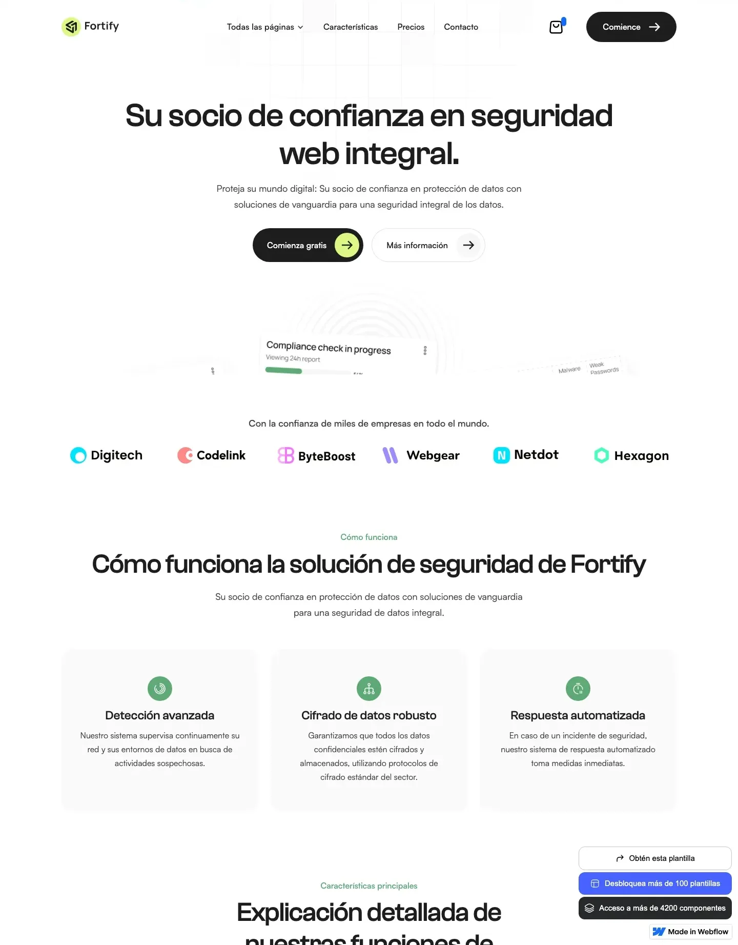 Diseño de página web para landing pages