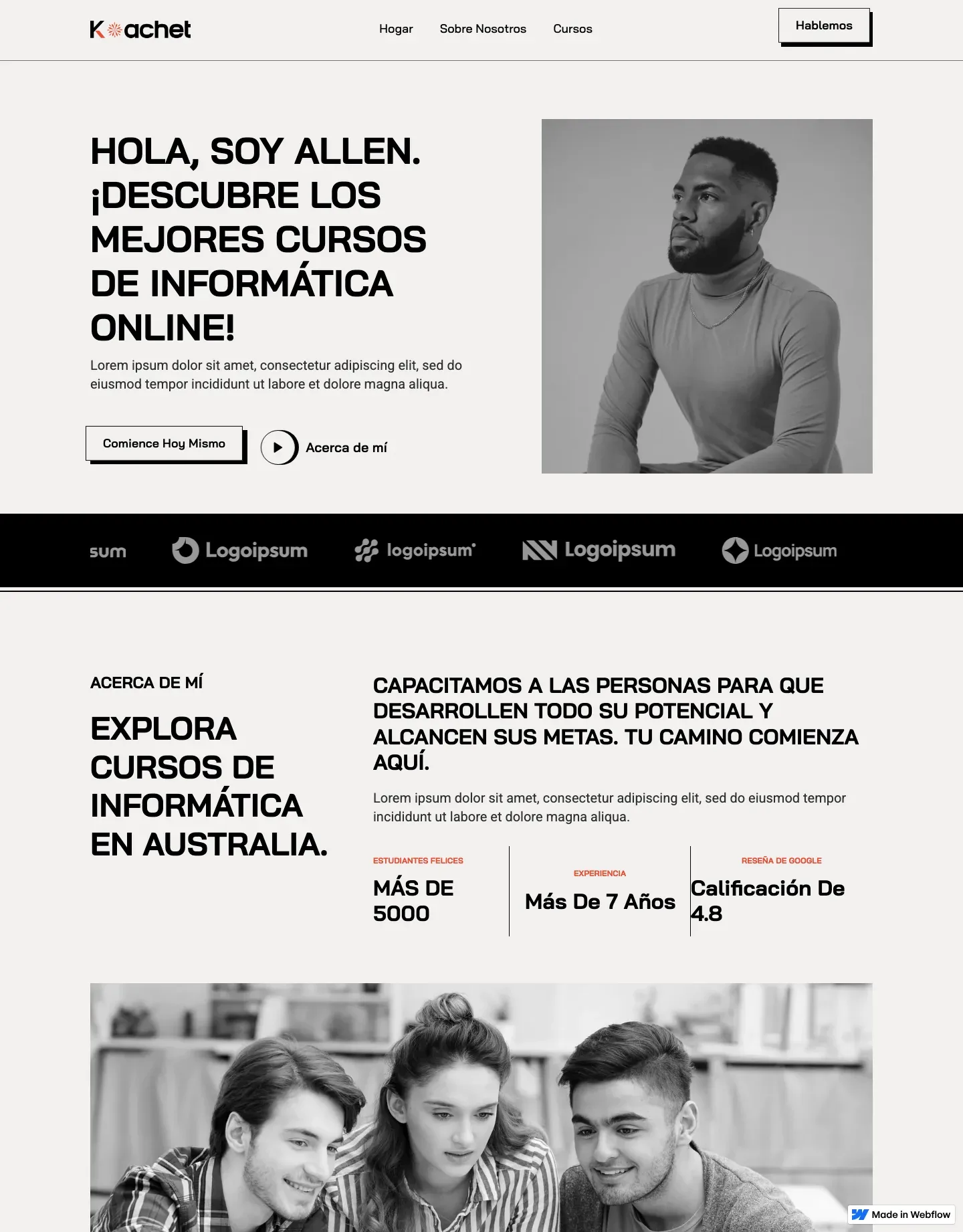 Diseño de página web para educación