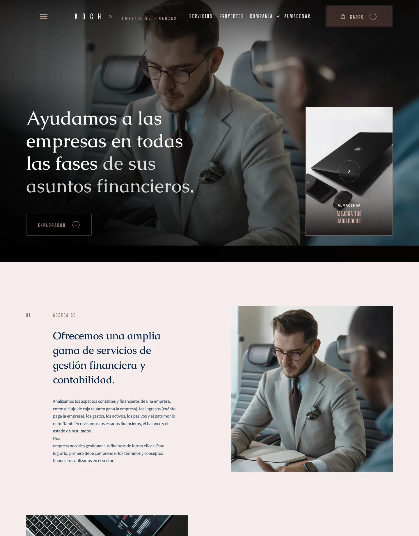 Diseño de página web para tienda online