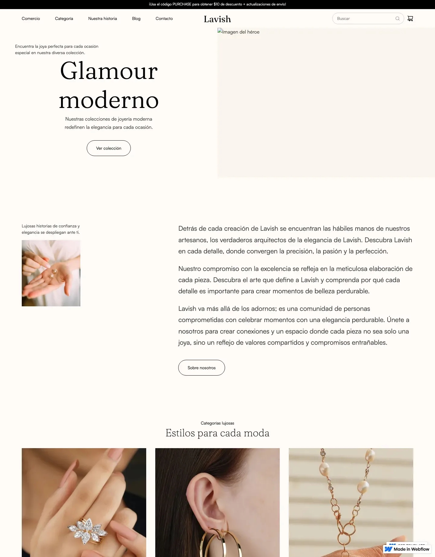 Diseño de página web para tienda online