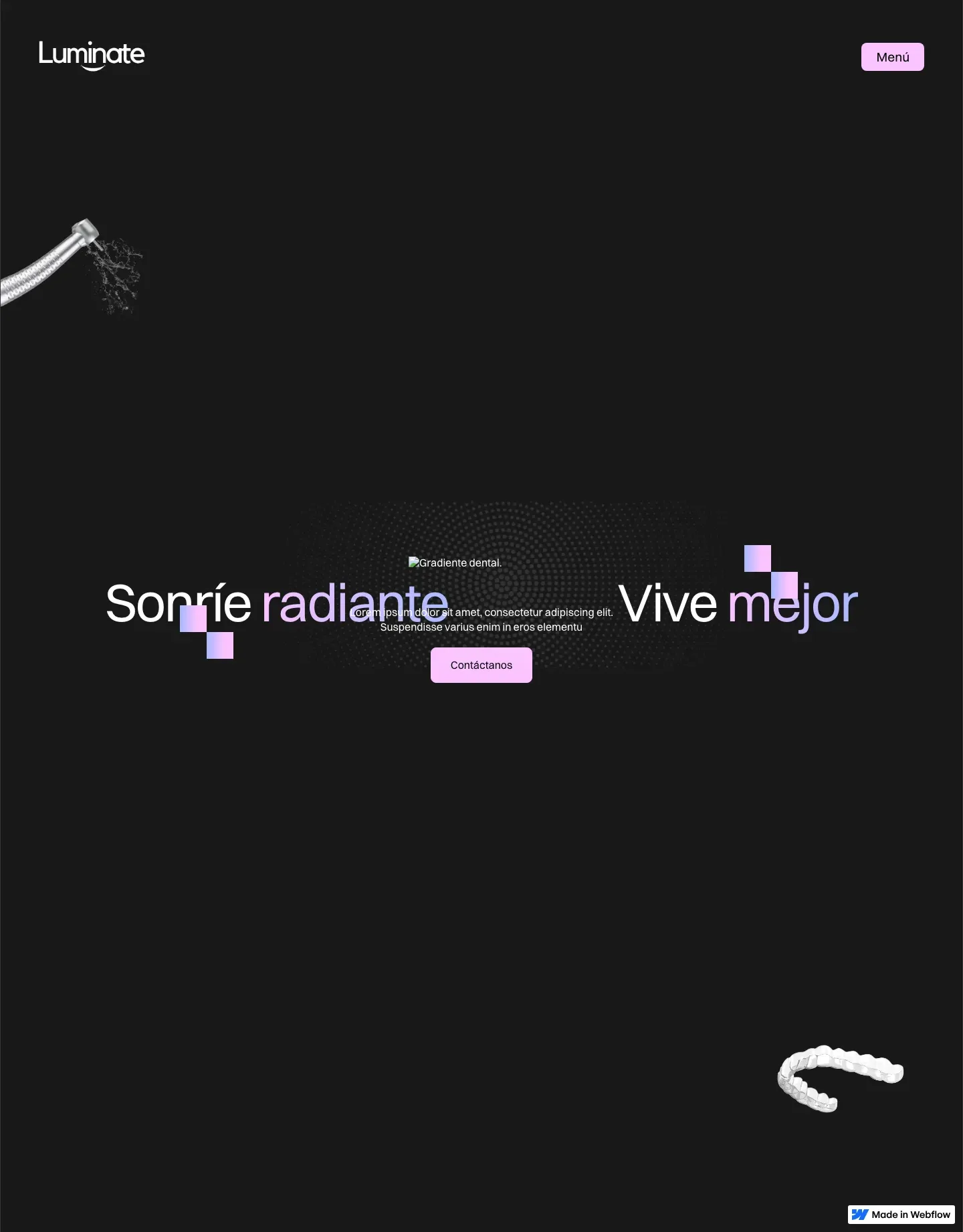 Diseño de página web para salud y bienestar