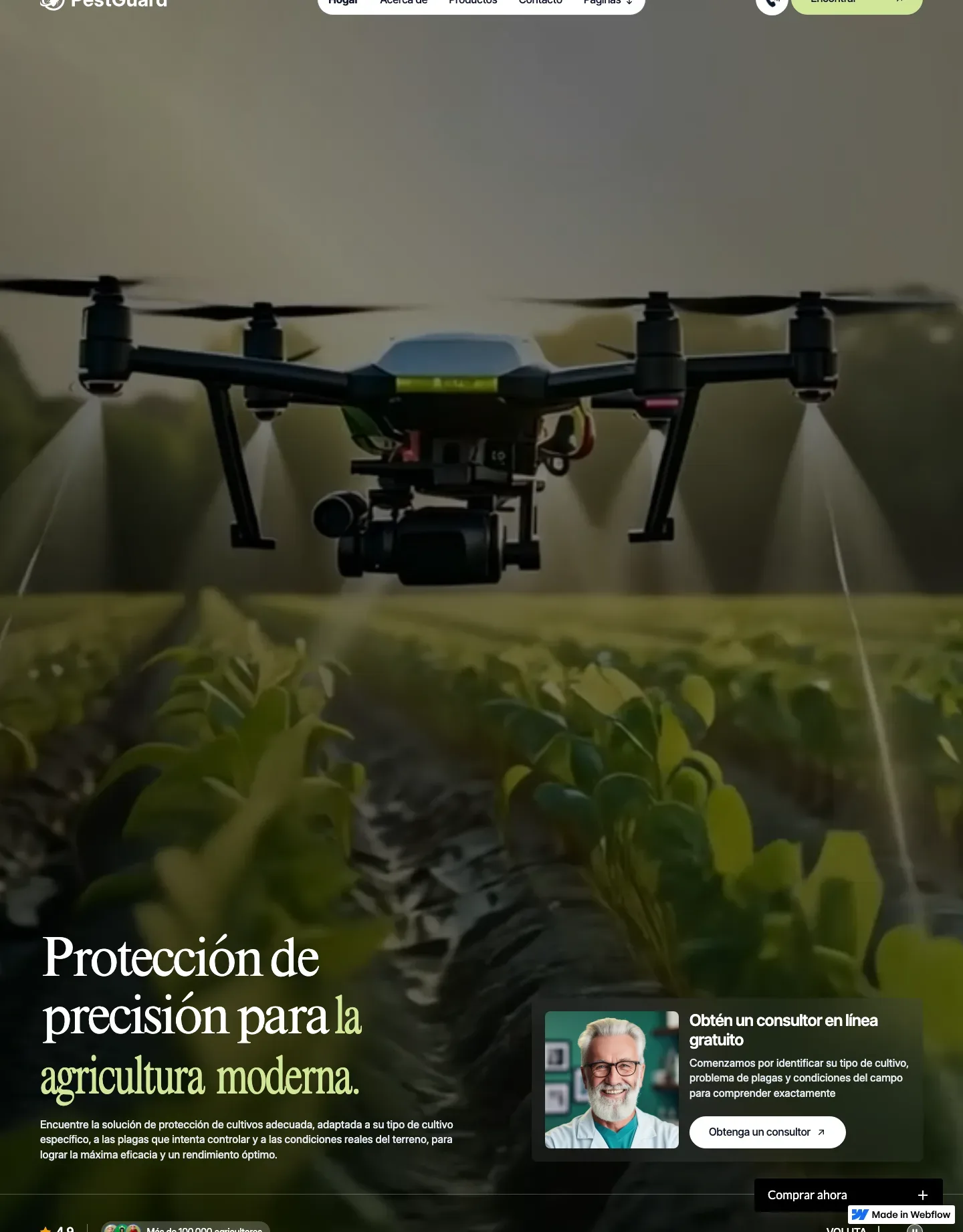 Diseño de página web para servicios y mantenimiento
