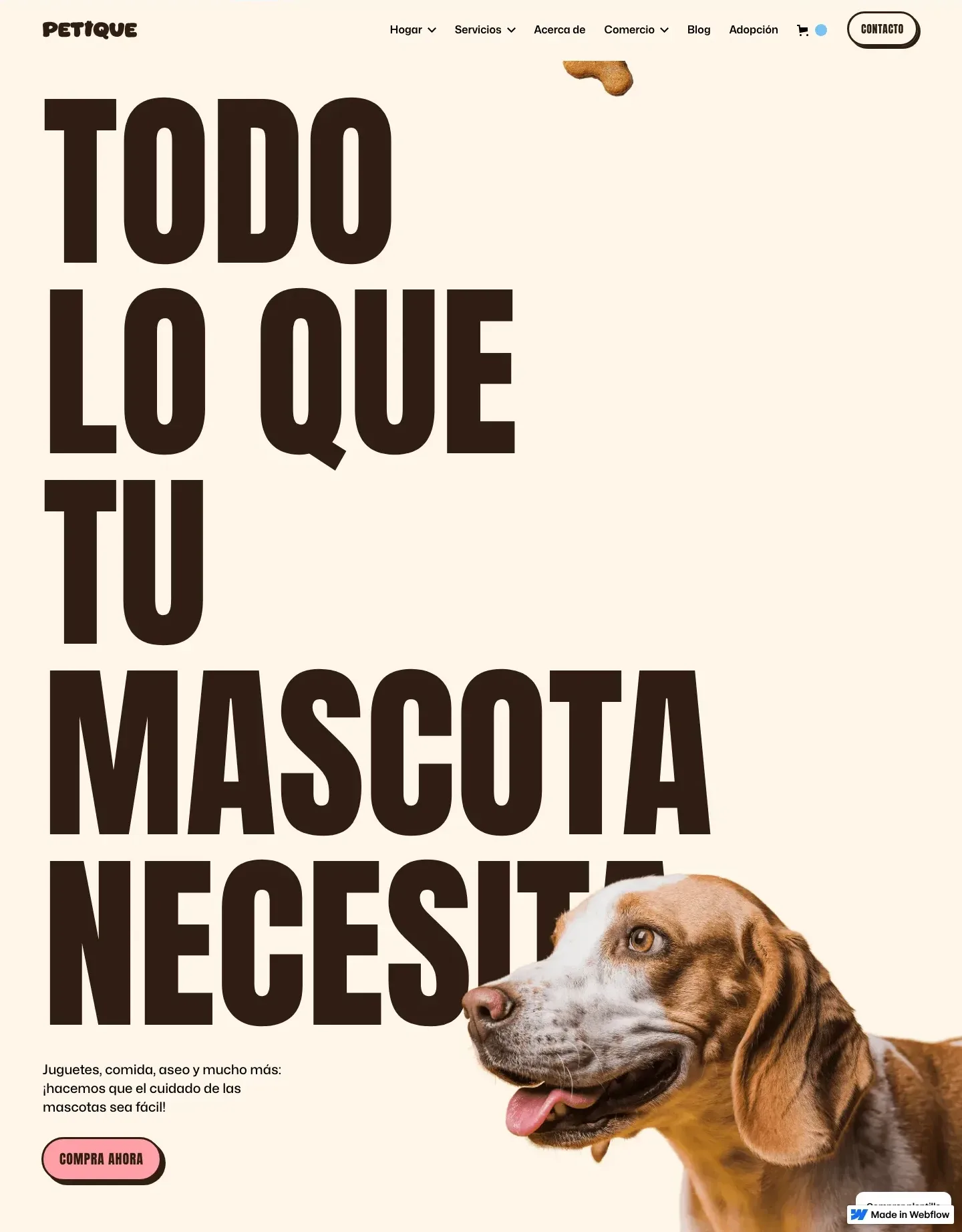 Diseño de página web para veterinarias