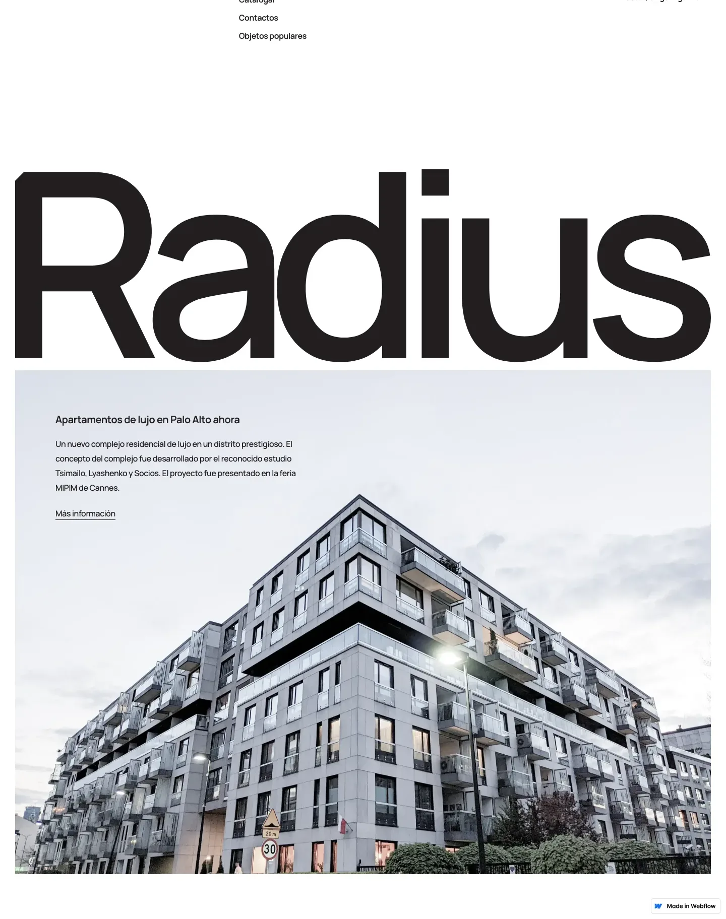Diseño de página web para inmobiliarias