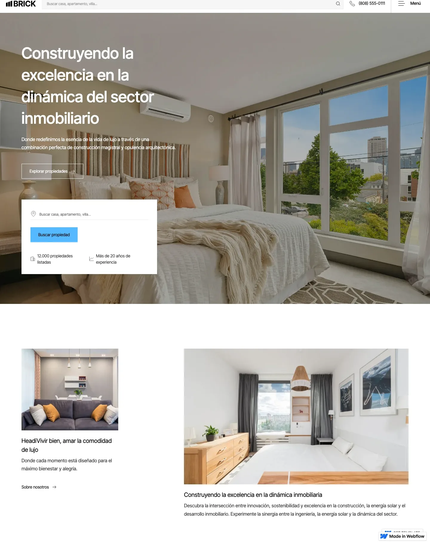 Diseño de página web para inmobiliarias